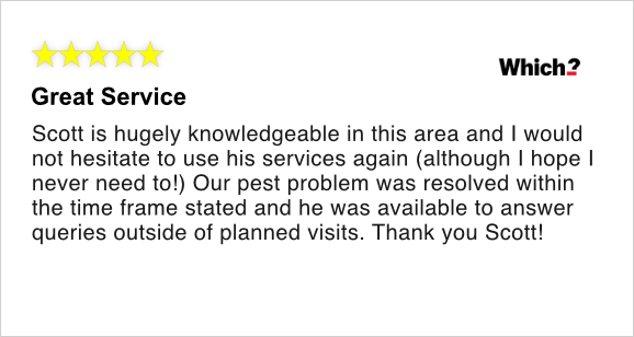 Which? Review for S&S Pest Control Ltd