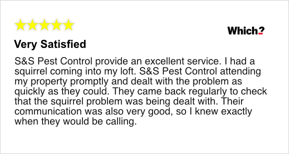 Which? Review for S&S Pest Control Ltd